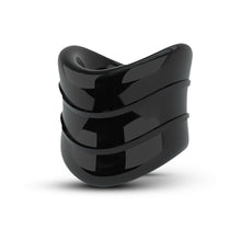 Stay Hard Beef Ball Stretcher Snug X Long 1 in. Black