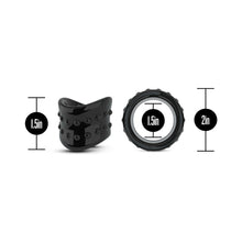 Stay Hard Beef Ball Stretcher X Long 1.5 in. Black