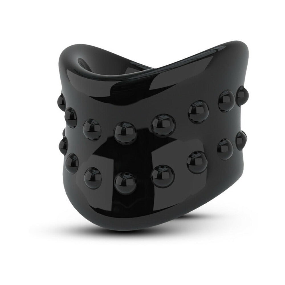 Stay Hard Beef Ball Stretcher X Long 1.5 in. Black