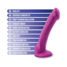 Avant D9 Ergo Mini 7 in. Dual Density Silicone Dildo Violet