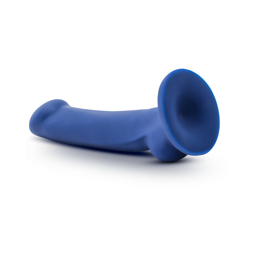 Avant D10 Ergo Mini 7 in. Dual Density Silicone Dildo Indigo