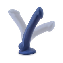 Avant D10 Ergo Mini 7 in. Dual Density Silicone Dildo Indigo