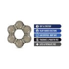 Stay Hard Thick Bead Cockring Black