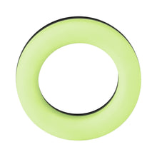 Forto F-19 Liquid Silicone 2-Tone Cockring Black/Glow