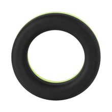 Forto F-19 Liquid Silicone 2-Tone Cockring Black/Glow