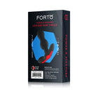 Forto Vibrating Anal Plug Rechargeable Silicone Black