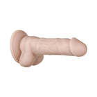 Evolved Real Supple Poseable 6 in. Realistic Silicone Dildo With Balls Beige