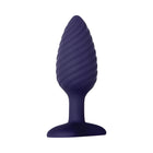 Zero Tolerance Wicked Twister Textured Vibrating Silicone Anal Plug Purple