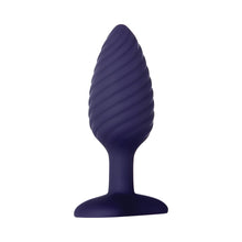 Zero Tolerance Wicked Twister Textured Vibrating Silicone Anal Plug Purple