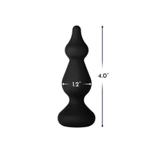 Forto F-30 Pointer Silicone Anal Plug Small Black