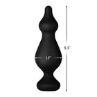 Forto F-30 Pointer Silicone Anal Plug Large Black