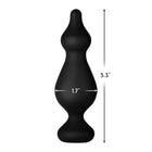 Forto F-30 Pointer Silicone Anal Plug Large Black