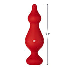 Forto F-30 Pointer Silicone Anal Plug Large Red