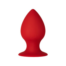 Forto F-98 Cone Silicone Anal Plug Medium Red