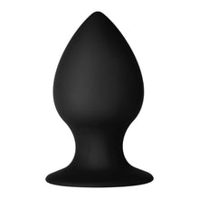 Forto F-98 Cone Silicone Anal Plug Large Black