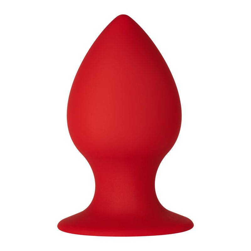 Forto F-98 Cone Silicone Anal Plug Large Red