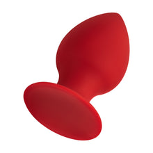 Forto F-98 Cone Silicone Anal Plug Large Red
