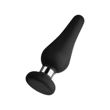 Forto F-21 Tear Drop Silicone Anal Plug Medium Black
