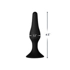 Forto F-11 Lungo Silicone Anal Plug Small Black