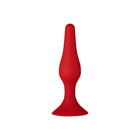 Forto F-11 Lungo Silicone Anal Plug Small Red