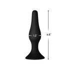 Forto F-11 Lungo Silicone Anal Plug Medium Black