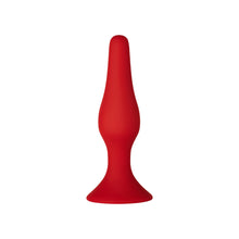 Forto F-11 Lungo Silicone Anal Plug Medium Red