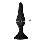 Forto F-11 Lungo Silicone Anal Plug Large Black