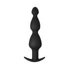 Forto F-52 Cone Beads Silicone Anal Plug Black