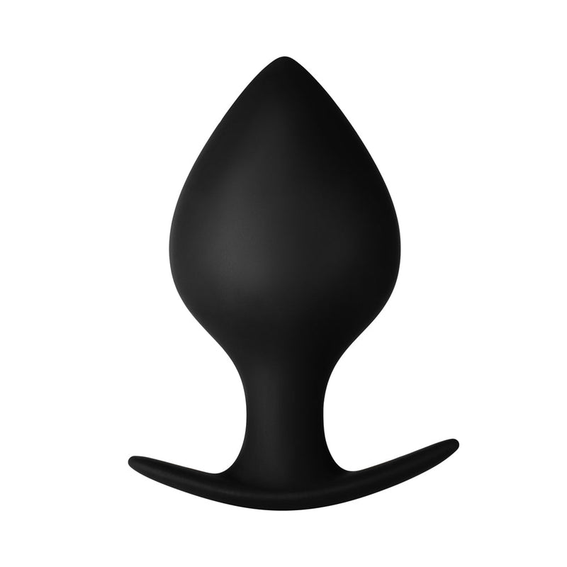 Forto F-60 Spade Silicone Anal Plug Medium Black