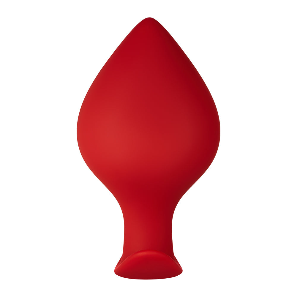 Forto F-60 Spade Silicone Anal Plug Large Red