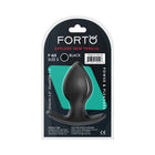Forto F-63 Rattler Spade Silicone Anal Plug Small Black
