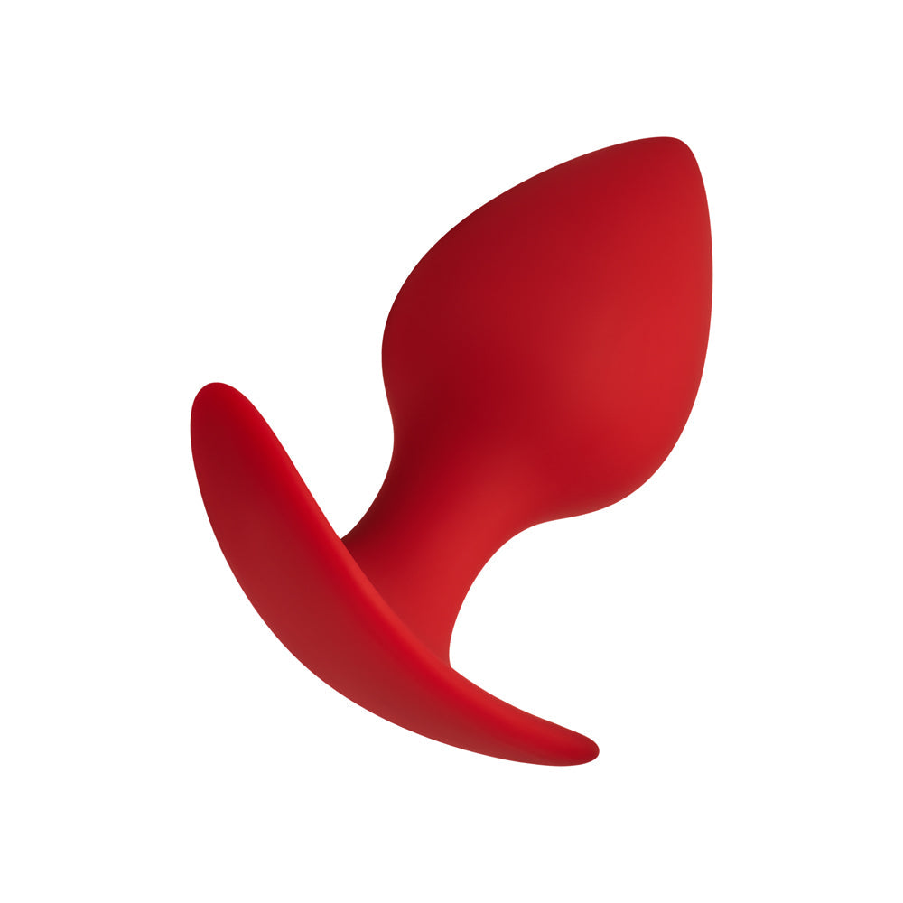 Forto F-63 Rattler Spade Silicone Anal Plug Small Red