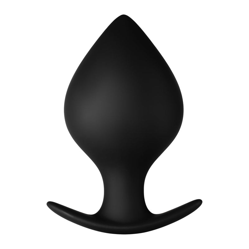 Forto F-63 Rattler Spade Silicone Anal Plug Large Black