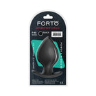 Forto F-63 Rattler Spade Silicone Anal Plug Large Black