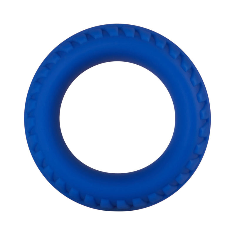 Forto F-12 Liquid Silicone Cockring 35mm Blue