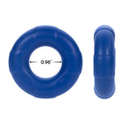 Forto F-33 Liquid Silicone Cockring Large Blue
