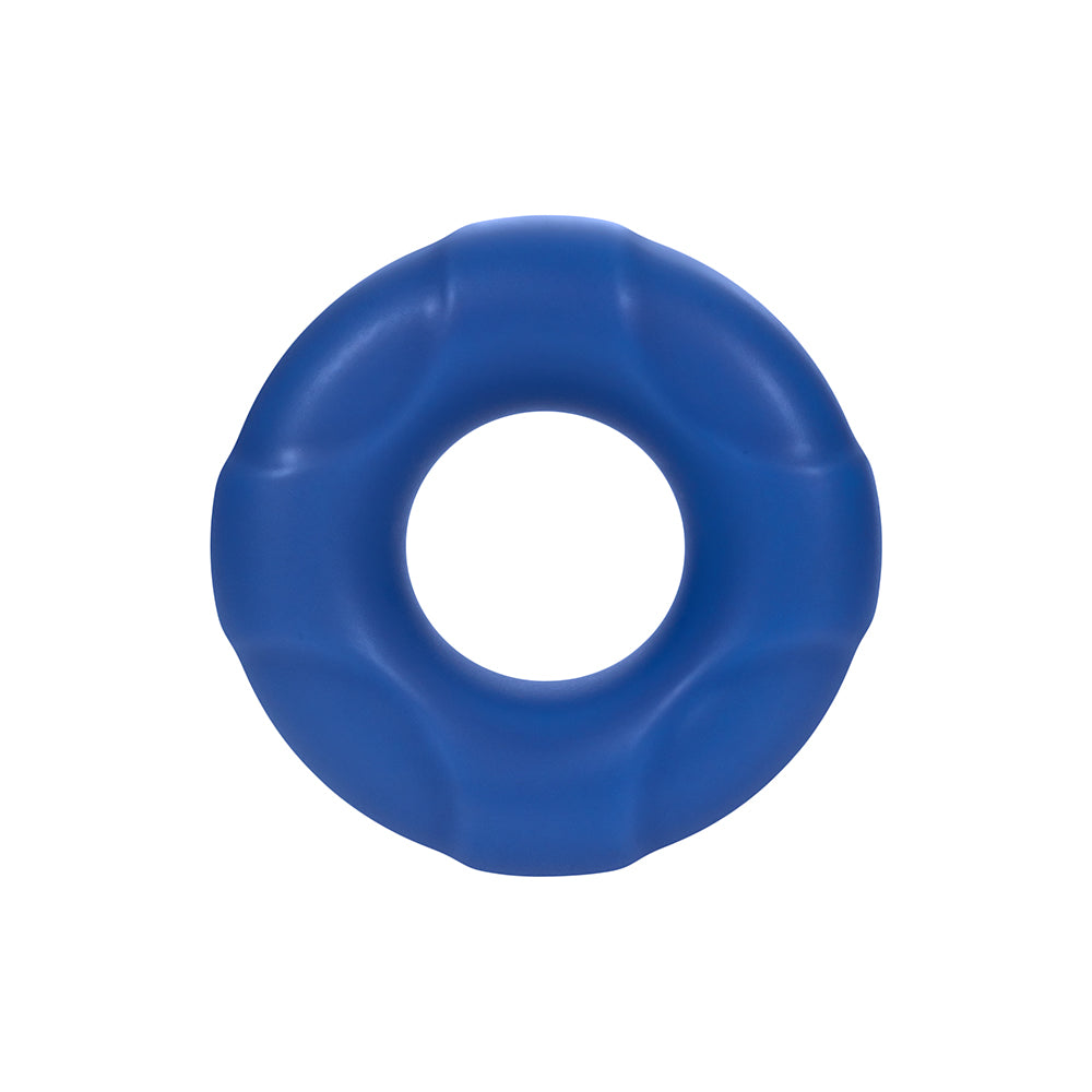 Forto F-33 Liquid Silicone Cockring Small Blue