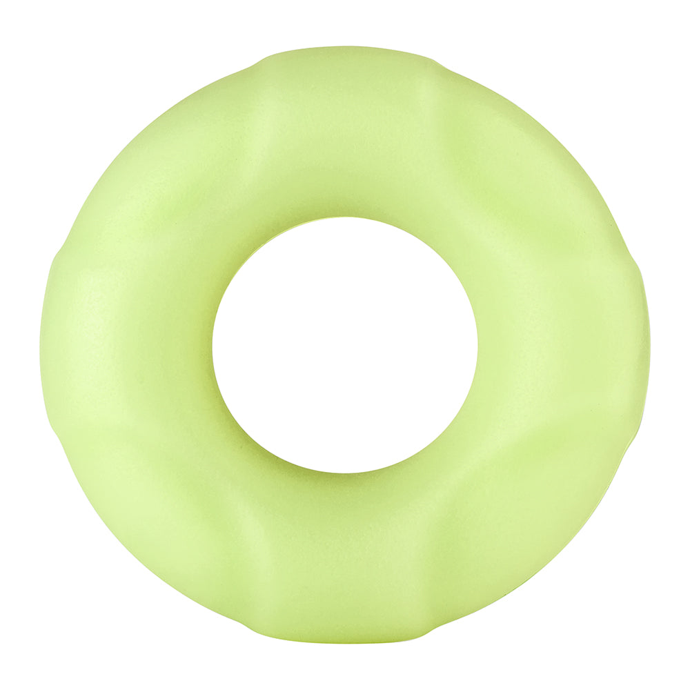 Forto F-33 Liquid Silicone Cockring Large Glow