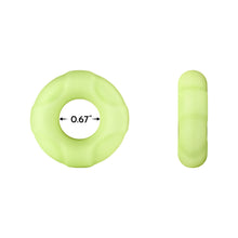 Forto F-33 Liquid Silicone Cockring Small Glow