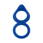 Forto F-88 Liquid Silicone Cock & Ball Ring Blue