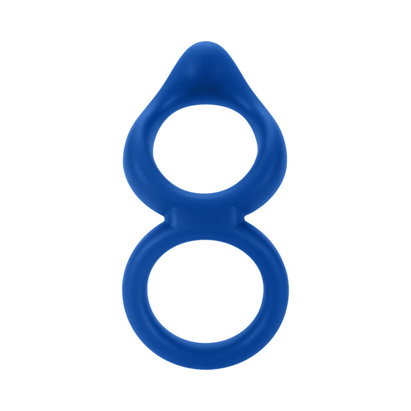 Forto F-88 Liquid Silicone Cock & Ball Ring Blue