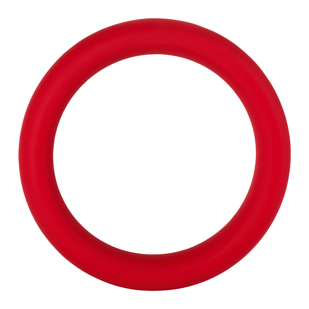 Forto F-64 Wide Liquid Silicone Cockring Large Red