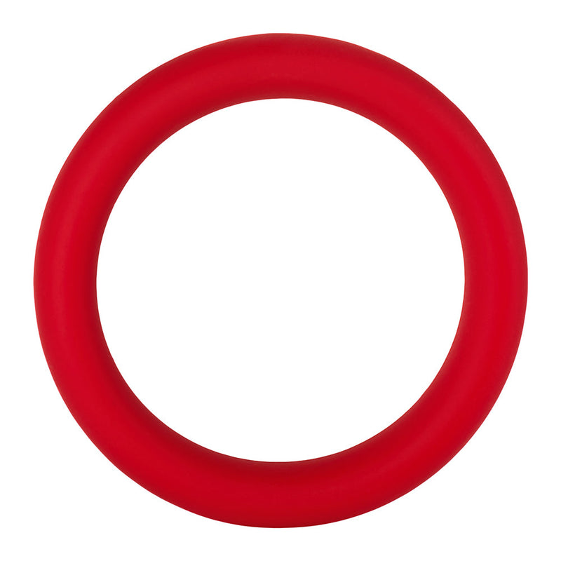 Forto F-64 Wide Liquid Silicone Cockring Large Red