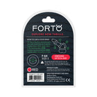 Forto F-64 Wide Liquid Silicone Cockring Small Red