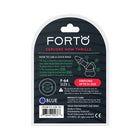 Forto F-64 Wide Liquid Silicone Cockring Large Blue