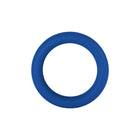 Forto F-64 Wide Liquid Silicone Cockring Small Blue