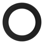 Forto F-61 3-Piece Silicone Cockring Set Black