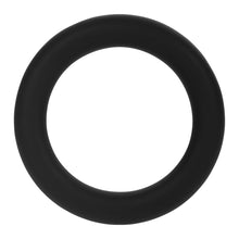 Forto F-61 3-Piece Silicone Cockring Set Black