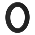 Forto F-61 3-Piece Silicone Cockring Set Black