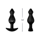 Forto F-78 Pointee Silicone Anal Plug Small Black